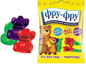Мармелад жев ФРУ-ФРУ ' Машинки' 30г.*24шт.