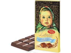 Шоколад Алёнка пористый 95г*14шт Красный Октябрь 85г *10шт.