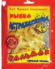 Кальмар кольца 40г*40шт(Астраханкина)