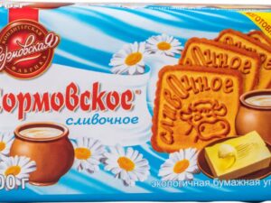 Печенье сахарное Сормовское сливочное 200гр.*24шт.(бумага) (ГОСТ)