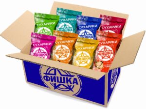 Сухарики ФИШКА ассорти 130г*18шт