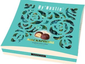 Конфеты 'Маскарпоне' шоколадные туб 195г*12шт Династия