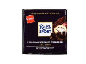 Шоколад Риттер Спорт Эквадор 73% какао 100г*9шт