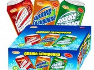 Конфета-шипучка 'FIZZY' драже сахаристое 6г.*30шт.