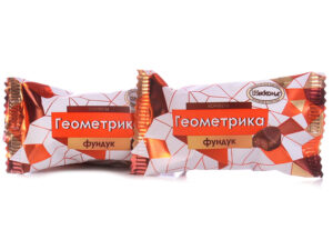 Конфеты'Геометрика' вафельные с фундуком3кг. (Акконд)