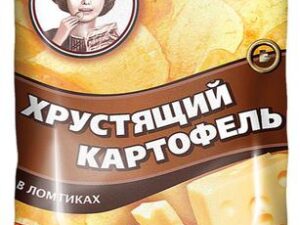 Картофель хрустящий в ломтиках 160гр. Сыр (с девочкой) 1*9шт.