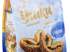 Печенье Ушки с маком 200г*8шт(Хлебзавод №28)