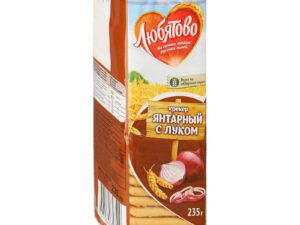 Крекер ЯНТАРНЫЙ с луком 235г*24шт (Вор) Любятово