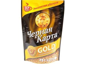 Кофе 'Чёрная Карта Голд' пакет 75г*12шт