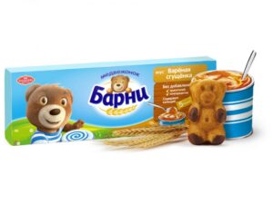 Пирожное Медвежонок БАРНИ с начинкой сгущенка150г*20шт