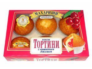 Тортини 200гр. Вишня 1*16шт (Махариши)