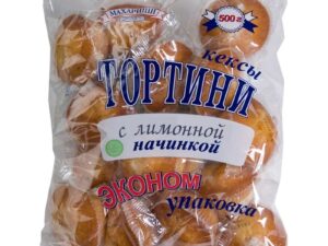 Тортини 500гр. Лимон 1*7шт(Махариши)