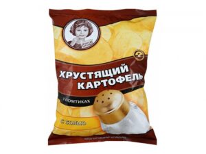 Картофель хрустящий в ломтиках 70гр. Сыр (с девочкой) 1*20шт.