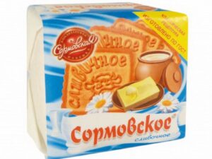 Печенье сахарное Сормовское сливочное 50гр.*60шт.(бумага) (ГОСТ)