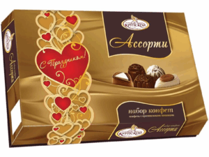 Набор конфет 'Ассорти' 183 г.*7шт.(КФ им Н,К. Крупской-Славянка)
