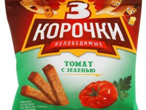 Сухарики 'Три корочки' томат-зелень 40г*60шт.
