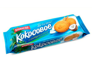 Печенье сдобное Кокосовое 270г.*15шт(Кухмастер)