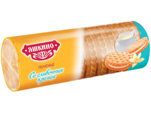 Печенье-сэндвич Со сливочным кремом, затяжное 182г*20шт.
