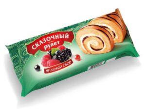 Рулет СКАЗОЧНЫЙ 200гр. ягодный сбор 1*15шт (Раменское)