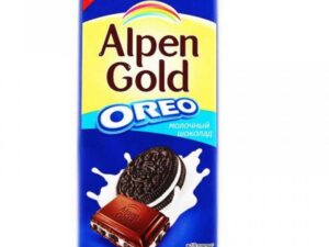 Шоколад'Alpen Gold' OREO молочный со вкусом ванили и кусочками печенья 95г.*19шт.