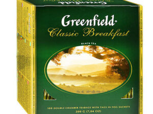 Чай Гринфилд черный Классик Брекфаст 100пак.*9шт. СLASSIC BREAKFAST TEABREEZE