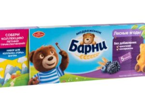 Пирожное Медвежонок БАРНИ лесная ягода 150г*20шт