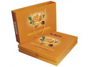 Конфеты 'Миндаль с апельсином' шоколадные 205г*5шт. Династия