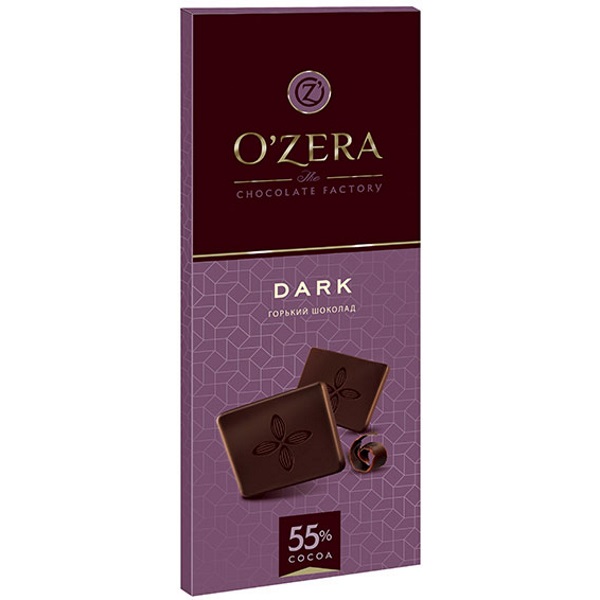 Озёра Dark горький шоколад 55% cocoa 90г*18шт. ГОСТ