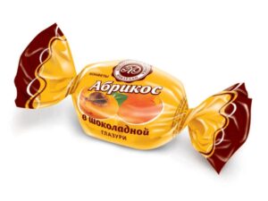 Конфеты Абрикос в шоколадной глазури 3кг. (Микаелло)