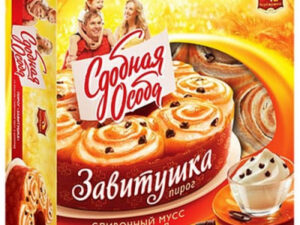 Пирог Завитушка Сдоба Особая сливочный мусс и шоколад 420г*12шт (Черемушки)