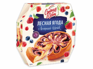 Пирог Летний-Шейк Сдобная Особа лесная ягода 400г.(Черемушки)