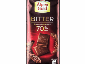 Шоколад'Alpen Gold' горький 70% (Dark) 85г. 1*21шт.