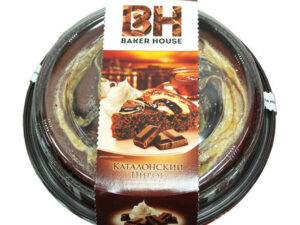 Пирог Каталонский бисквитный Вишневый400г.*6шт. 'Baker House' (Раменский К.К.)