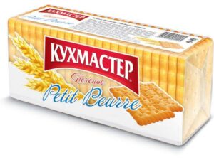 Печенье Петит-бер шоколадное 170г*16шт (Кухмастер)