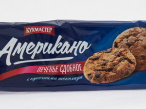 Печенье сдобное 'Американо с кусочками шоколада' 270г.*15шт. (Кухмастер)