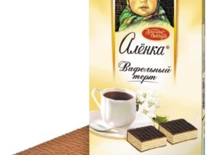 Торт вафельный Аленка 250г*15шт (Красный Октябрь)