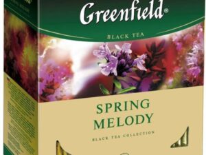 Чай Гринфилд черный индийский спринг мелоди 100пак*9шт SPRING MELODY TEABREEZE