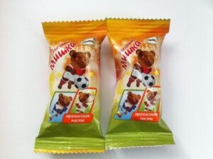 Конфеты Звездный Мишка с арахисовой пастой 2кг.. (Акконд)