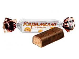 Конфеты 'Карамелло' с темным печеньем 4кг. (Акконд)