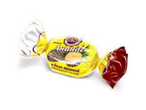 Конфеты Ананас в шоколадной глазури 3кг. (Микаелло)