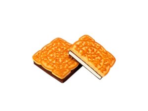 Печенье сахарное глазированное'Царское чаепитие' с суфле *2,2кг. (КФ КИО)