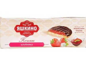 Печенье сдобное 'Клубника' 137г*24шт