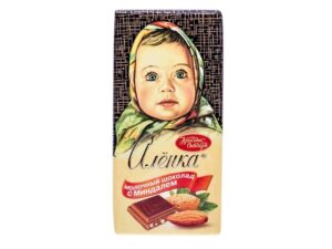 Шоколад Алёнка с миндалем 100г*14шт Красный Октябрь 85г *10шт.
