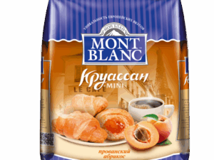 Мини-круассаны Mont Blanc Прованский абрикос 200гр.*8шт. (АО "СМАК")