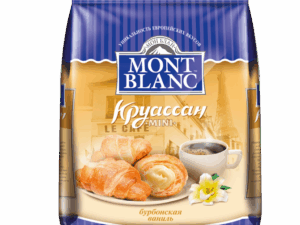 Мини-круассаны Mont Blanc Бурбонская ваниль 200гр.*8шт. (АО "СМАК")
