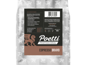 Poetti Эспрессо Браво зерно 1кг.*8шт.